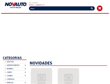 Tablet Screenshot of novauto.com.br